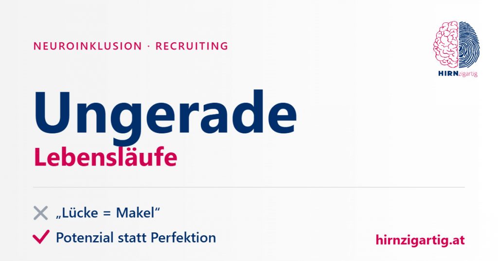Ungerade Lebensläufe im Recruiting: Warum Brüche im Lebenslauf kein Makel, sondern Potenzial sind.